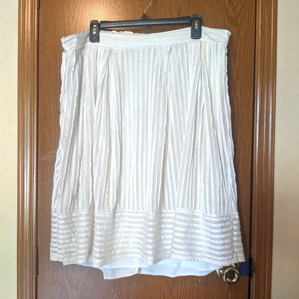 Charlotte Russe White Eyelet Skirt